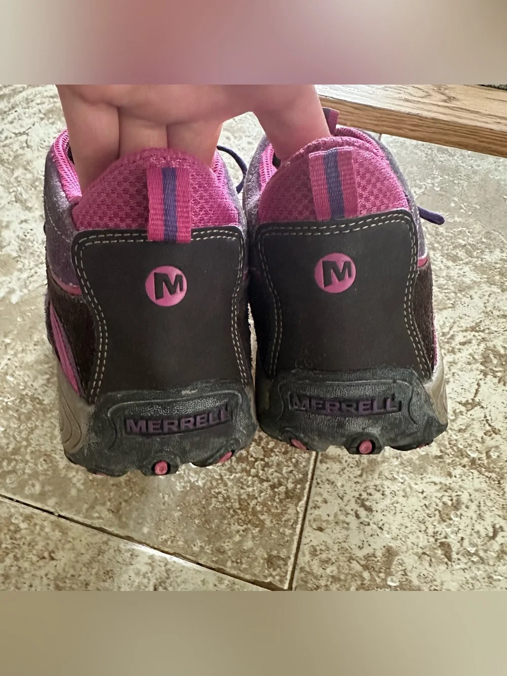 Merrell Kids Purple & Pink Hiking boots Sneakers